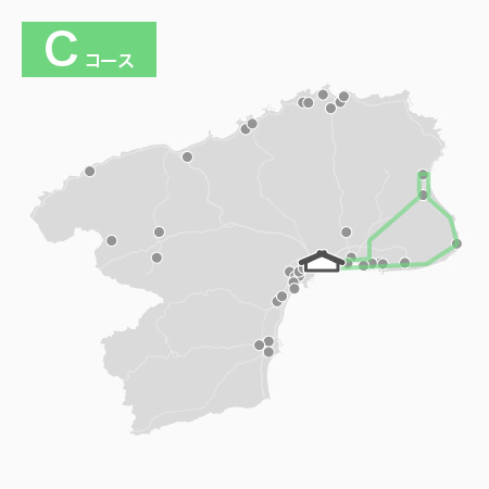 Cコース（正院・蛸島・三崎方面）