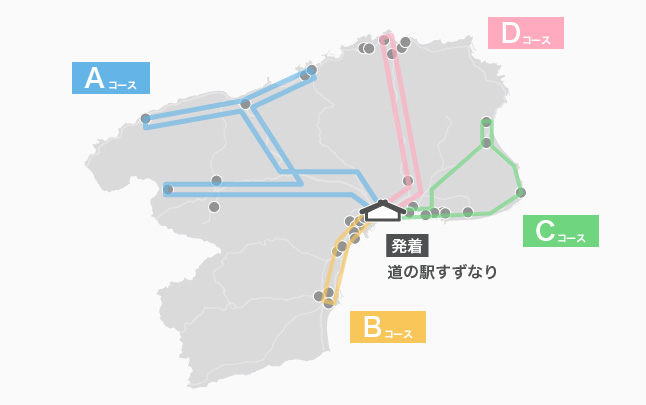 「すずバス」各コース