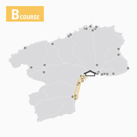 Course B (Direction of Iida, Uedo and Horyu)