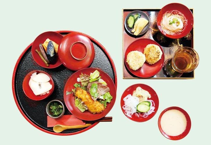 豊かな郷土料理を趣きのある古民家で